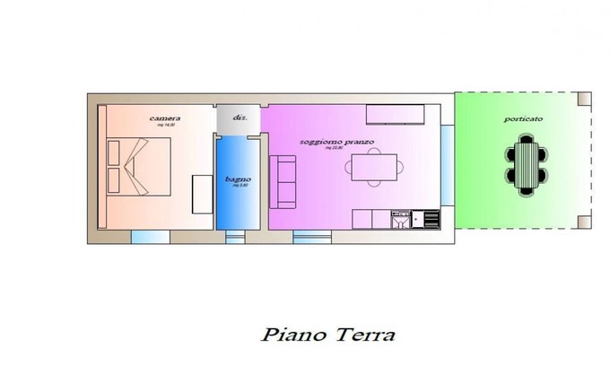 Cecina Apartment | Limonaia , one-bedroom terraced house
