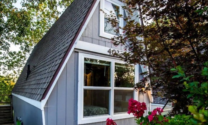 Lampe Cabin | Little Aframe w/Exclusive Fire pit, Pet Friendly, Dogwood Canyon-15 min