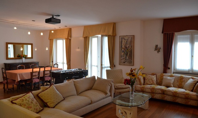 Calvairate Apartment | Live Luxuriously in Milan: 4BR/4BA Apartment w/Triple Kitchen & Living Room