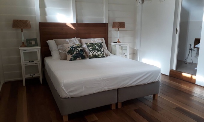 Paramaribo Apartment | Local color studio in monumental house