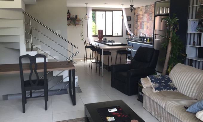Lagoa da Conceicao Apartment | Loft style biplex apartment with Lagoon view