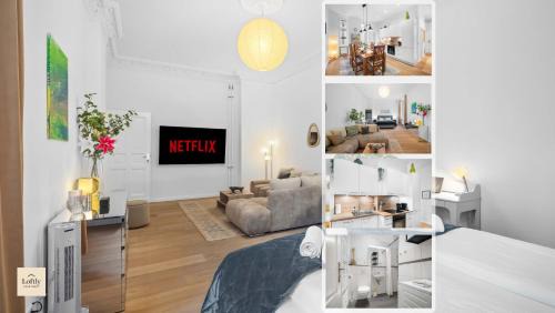 Charlottenburg Apartment | Loftly Kant99 - Zentral - 90m2 - Self Check-In - 300 Mbit