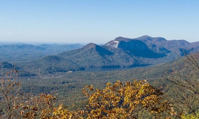 Cleveland Cabin | Long-distance views and privacy! Easy car access and walkable to trails.