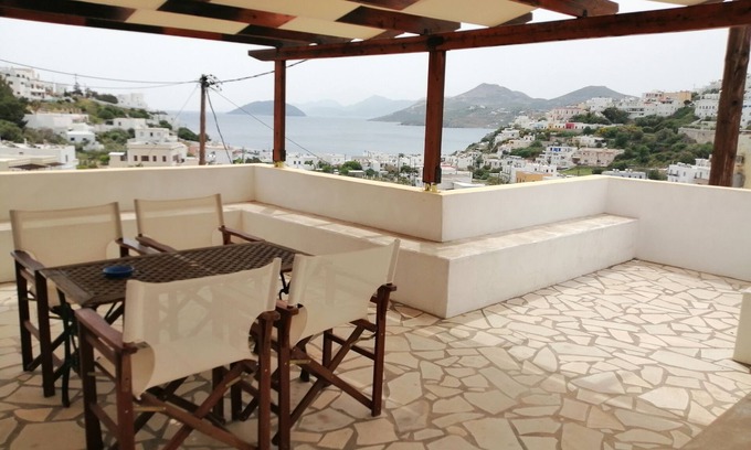 Panteli House | LOOBY'S at Christos Leros, a Cycladic Style Katoikia with breathtaking views