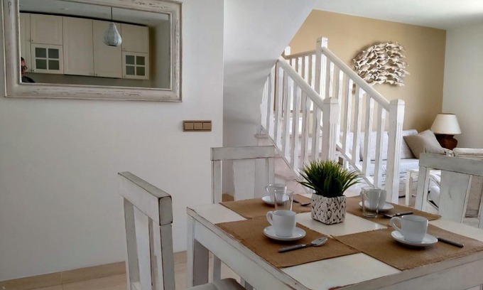 El Cotillo Apartment | LOS LAGOS SUNSET sea view private roof terrace