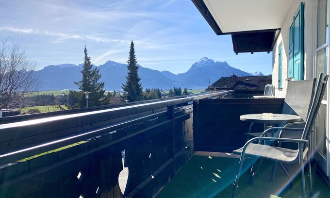 Fuessen Apartment | Lovebirds I Küche I Parken I Balkon I Schlossblick