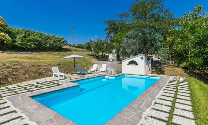Rosignano Marittimo Villa | Lovely apartment in villa for 10 guests with pool, TV and pets allowed