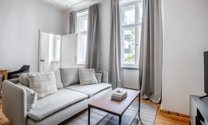Friedrichshain Apartment | Lovely Landstraße 2BR w/Elevator & Playglound, Calm Area, by Blueground
