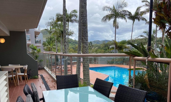 Coffs Harbour Resort | Lovely pool side 2 bedroom 2 bathroom unit in Pacific Bay Resort on the Beach.