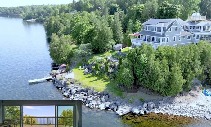 Plattsburgh Apartment | LoZa House Coastal Lakefront Luxe w Stellar Views