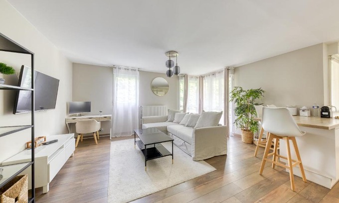 Champs-sur-Marne Apartment | Lumineux 3 pièces Paris/Disney