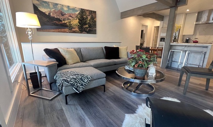 Aspen Condo | Lux condo in core. LG 2BR. Side of mtn, walk to Gondola. New rehab, great views