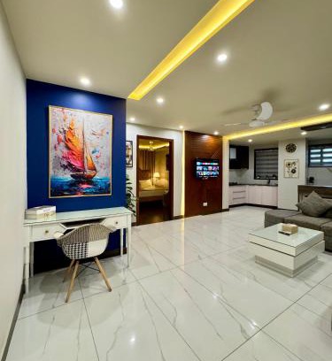 Lahore Apartment | Lux Haven 2-Bedroom Apartment - Prime Location & Modern Comfort Near Gulberg