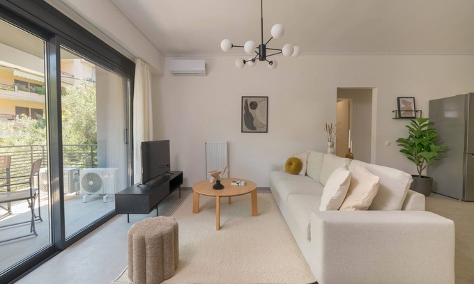Marousi Apartment | Luxe 2BR Living in Marousi