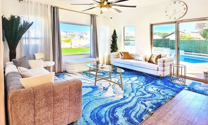 South Mountain House | Luxe Desert Oasis, Sparkling Pool and Hidden Speakeasy Room!