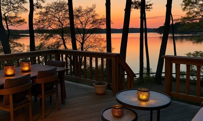 Harwich House | Luxe Lakefront Retreat ★ Sauna ★ Media Rm ★ Kayaks ★ Bikes ★ Steps to Bike-Path★