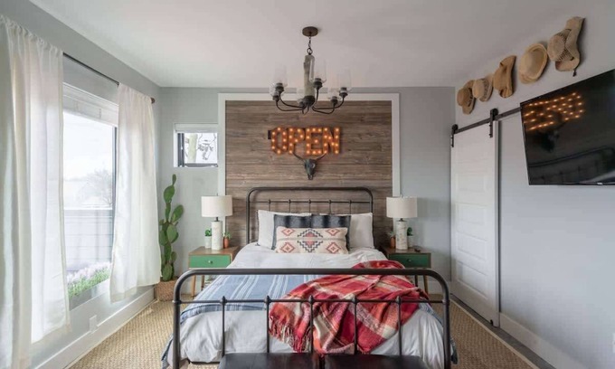 The Nations Apartment | Luxe Nashville Apartment with Private Deck