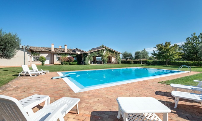 Campagnano di Roma Villa | Luxe Roman Villa 25 minutes away from Rome | POOL, TENNIS COURT, FOOTBALL