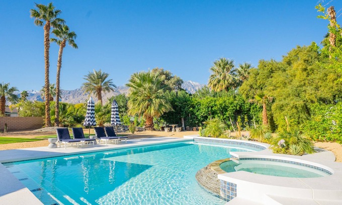 Racquet Club South House | Luxe Villa w/huge pool & yard - your private resort with amazing views!
