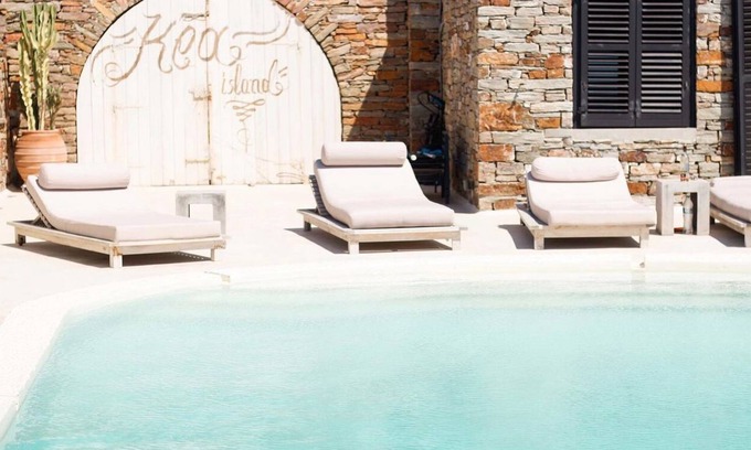 Kea Villa | Luxurious Villa with a breathtaking view of Aegean Sea & Sunset!