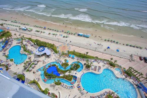 Brush - Stewarts House | Luxury 16th Floor 1 BR Condo Direct Oceanfront Wyndham Ocean Walk Resort Daytona Beach | 1610