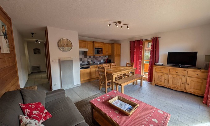 Montgenevre Apartment | Luxury 3-Room Apartment + Mountain Corner - 8 People - Obelisk Area