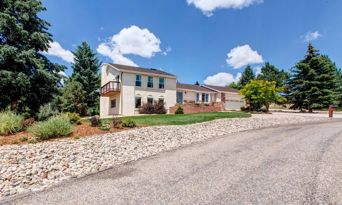 Gleneagle House | Luxury 5BR Retreat Near Air Force Academy w/Fire Pit & Sport Court