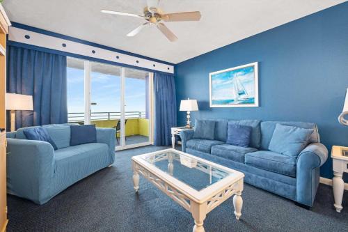 Brush - Stewarts House | Luxury 6th Floor 1 BR Condo Direct Oceanfront Wyndham Ocean Walk Resort Daytona Beach | 609