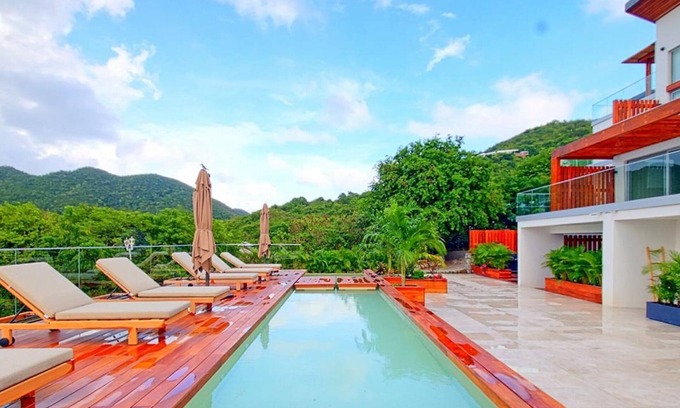 Anse Marcel Apartment | Luxury apartment with pool and sea view