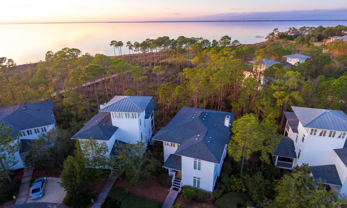 Miramar Beach House | Luxury Bayfront cottage. 5 minutes to the beach!