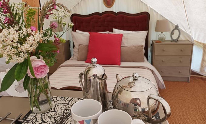 Auzances Cabin | Luxury Bell Tent Glamping in the heart of rural France