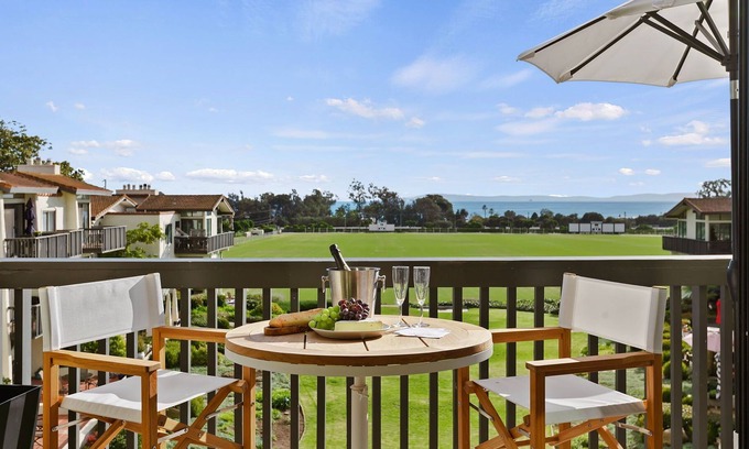 Toro Canyon Condo | Luxury Condo with Ocean Views in Exclusive Polo Field Complex!