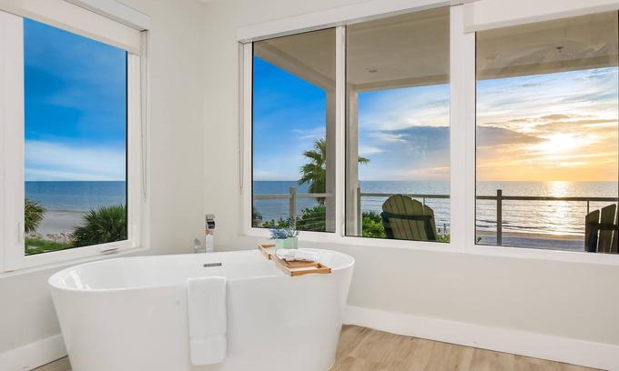 Independence Square House | Luxury Family Beachfront Oasis Pool Spa and Views