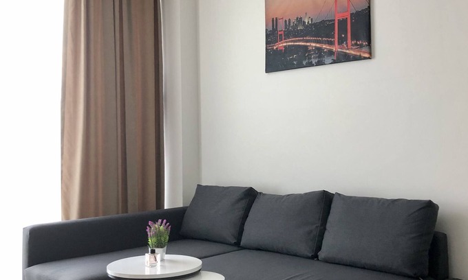 Avcilar Apartment | Luxury flat with Sea & City view - Gym & Parking ( EMP 94 )