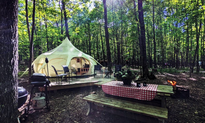 Phelps Apartment | Luxury Glamping w/Resort Access Included, Site 2