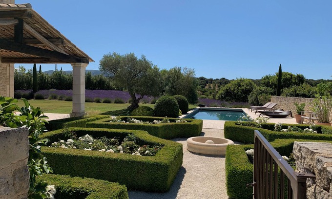 Bonnieux Villa | Luxury home with breathtaking views, heated salt water pool, upscale amenities.