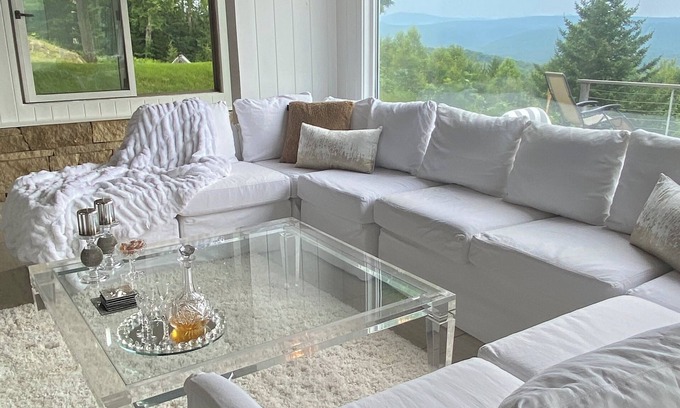 Stratton Mountain House | Luxury Mountain Chalet, Hot Tub, Fire Pit & Panoramic Stratton Views