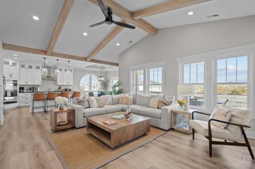 Ocean Isle Beach House | Luxury New Build Steps to Beach w Elevator Pool