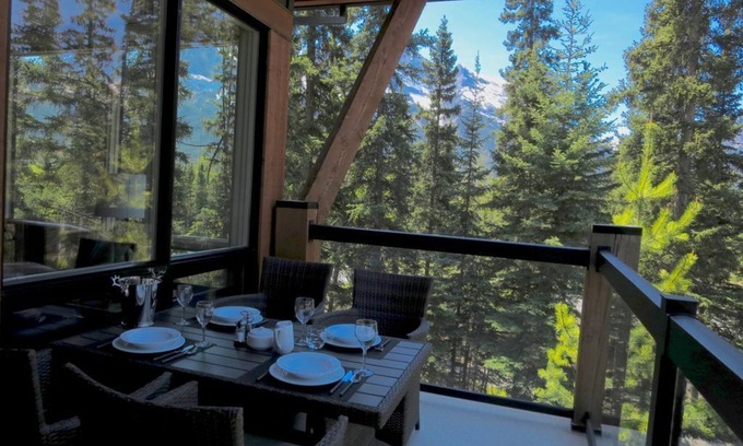 Canmore Condo | Luxury Resort Corner Suite. Awesome Views. Private setting. Cool Central A/Cn