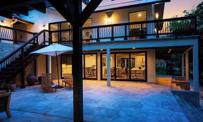 Canyon Lake House | Luxury Riverfront Villa With Firepit & Gameroom!