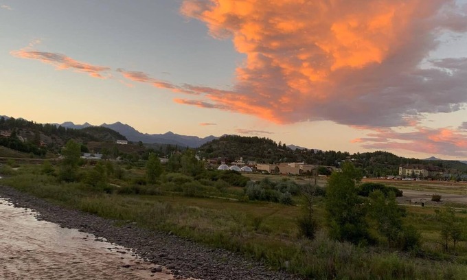 Pagosa Springs House | Luxury Riverwalk Townhome Overlooking The River, Hot Tub, A/C, Close To Town.