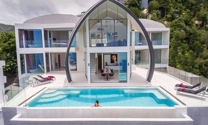 Lamai Villa | Luxury Sky Dream Villa with pano Seaview