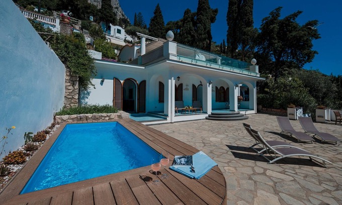 Marina Piccola Villa | Luxury Villa La Baika Piscina e Vista Panoramica by Elite Villas