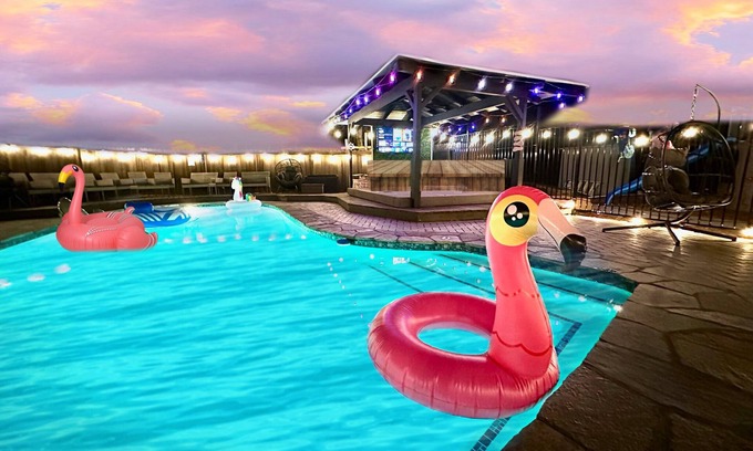 El Cajon Villa | Luxury Villa Sleeps 40+ Pool Grill Arcades 6 TV’s Playground .5 Acre