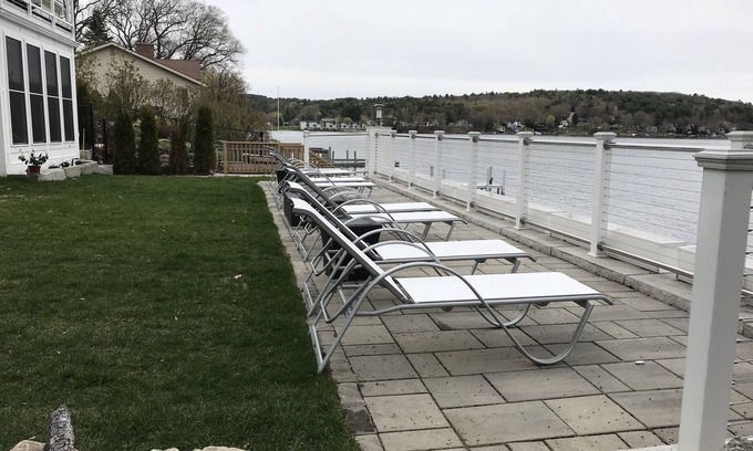 Meredith House | Luxury Villa- Waterfront on Lake Winnipesaukee w/Boat Dock- Meredith Bay