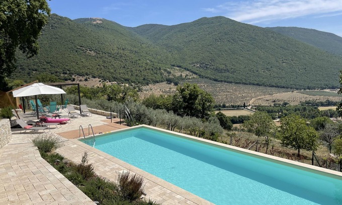 Bovara Villa | Luxury Villa with Pool and Views in Umbria