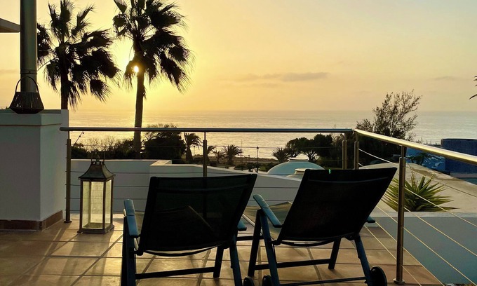 Bahia Calma House | Luxury Villa With Wonderful Oceanview, Private Heated Pool & Wifi