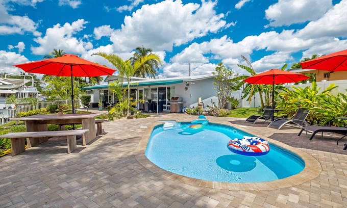 Lauderdale Isles House | Luxury Waterfront With Heated Pool Fort Lauderdale FL