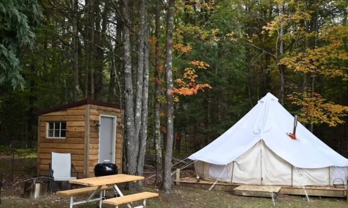 Town of Conesville RV Rental | Luxury Yurk Tent in The Catskills