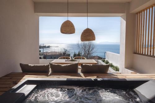 Paleros Apartment | Luzazul 2 bed apartment with jacuzzi and sea view